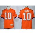 Tigers #10 Tajh Boyd Orange Limited Stitched NCAA Jersey
