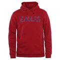 American Eagles Classic Wordmark Pullover Hoodie Red