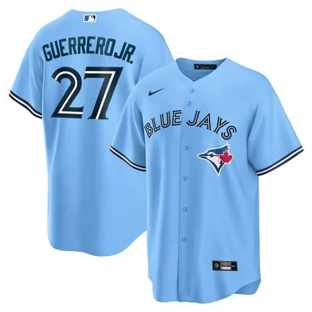 Men's Toronto Blue Jays #27 Vladimir Guerrero Jr.
Powder Blue Alternate Replica Player Jersey