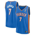Men's Oklahoma City Thunder #7 Chet Holmgren
Blue 2025 NBA Finals Champions Fast Break Replica Player Icon Edition Jersey