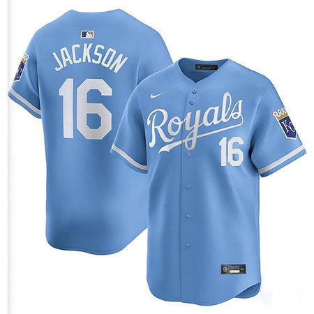 Youth Kansas City Royals #16 Bo Jackson Light Blue Limited Stitched Baseball Jersey