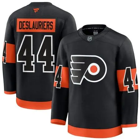 Men's Philadelphia Flyers #44 Nicolas Deslauriers Black Alternate Premium Jersey