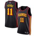 Men's Atlanta Hawks #11 Trae Young
Black Swingman Statement Edition Jersey