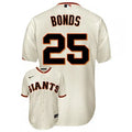 Men's San Francisco Giants #25 Barry Bonds Cream Cool Base Stitched Jersey 25VA