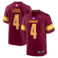 Youth #4 Frankie Luvu Burgundy Washington Commanders Game Jersey