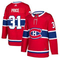 Men's
Montreal Canadiens #31 Carey Price Red Stitched NHL Jersey