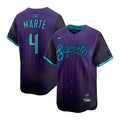 Men's Arizona Diamondbacks #4 Ketel Marte
Purple 2025 City Connect Limited Player Jersey