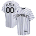 Youth Colorado Rockies White 2025 MLB All-Star Game Home Custom Replica Jersey