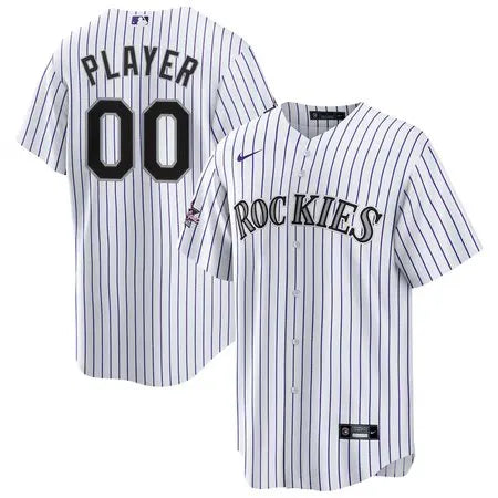 Youth Colorado Rockies White 2025 MLB All-Star Game Home Custom Replica Jersey