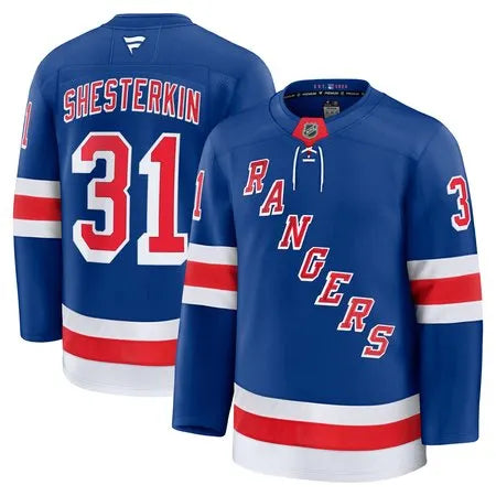 Men's New York Rangers #31 Igor Shesterkin
Blue Home Premium Jersey