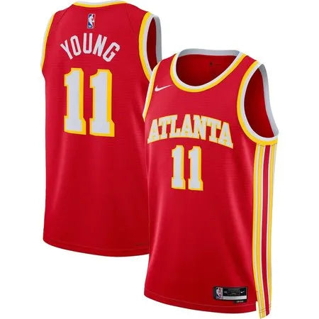 Men's Atlanta Hawks #11 Trae Young
Red Swingman Icon Edition Jersey