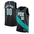 Youth Portland Trail Blazers Nike Black 2025/26 City Edition Swingman Custom Jersey