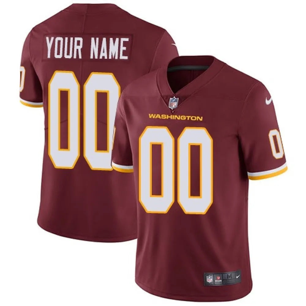 Men's Men's Washington Football Team ACTIVE PLAYER Custom Red Vapor Untouchable Limited Stitched NFL Jersey