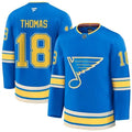 Men's St. Louis Blues #18 Robert Thomas Blue 2025 Stitched Hockey Premium Jersey