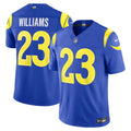 Youth Los Angeles Rams #23 Kyren Williams Nike Royal Vapor F.U.S.E. Sewn Down Limited Jersey