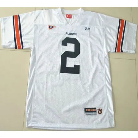 2012 New Tigers #2 Newton White Stitched NCAA Jersey