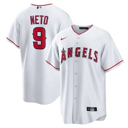 Men's Los Angeles Angels #9 Zach Neto
White Home Replica Jersey